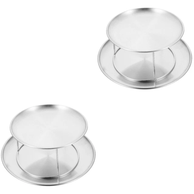 2 set supporto per frutti di mare vassoio per alimenti a più livelli set per torte supporto per display