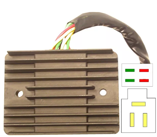 TourMax Regulator/Rectifier Fits Honda VFR800 98-99, SH689DA, SH579A-11, Each