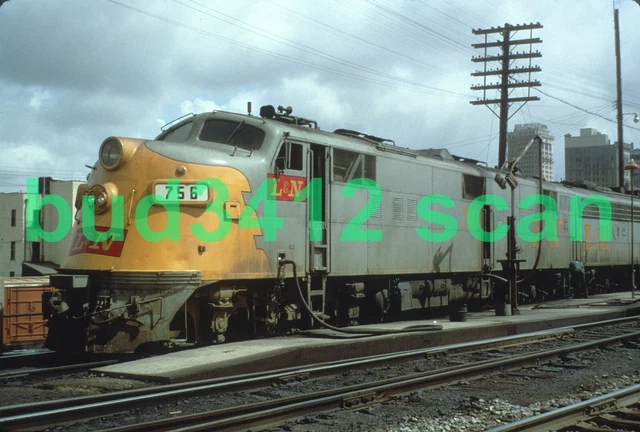 LN L&N Louisville & Nashville E6 #756 at Birmingham AL 1967 DUPLICATE Slide!