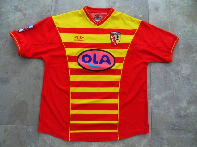 Maillot Lens vintage floqué Fuertes (2000-01) - Vintage Football Area