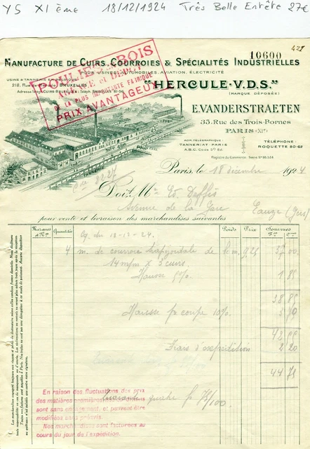 PARIS II ÈME 12 Rue du Croissant - Petite Entête d'un Journal du 08/10/1919 EUR 19,43 - FR
