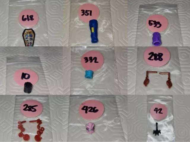 Monster High Doll Jewelries & Small Items Robecca & Rochelle - SELECT FROM LIST