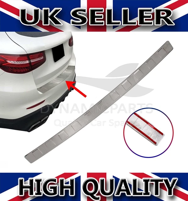 FOR MERCEDES GLC X253 Chrome Rear Bumper Scratch Protector S.steel 2015