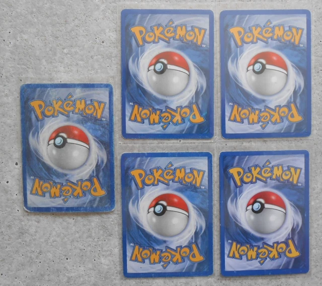 5 Cartes Pokemon Bloc EX Rouge Feu Vert Feuille - Chrysacier HOLO 39/112 2