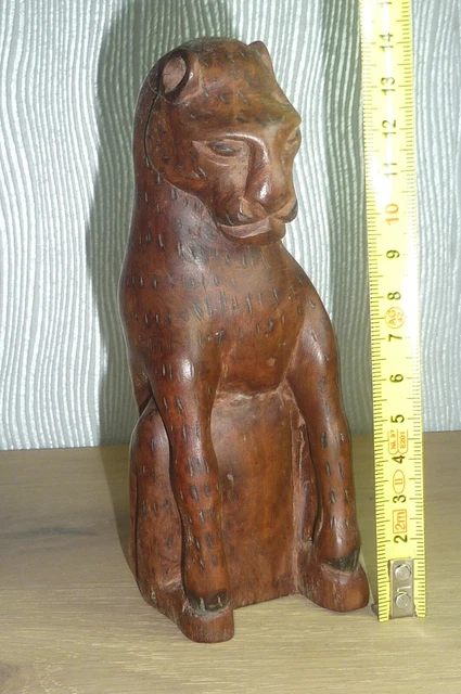 Sculpture Africaine Ancienne En Bois Gazelle Et Faon - Art Ethnique Africain Authentique
