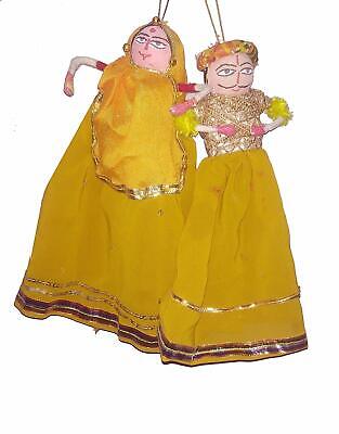 KSM 1 Pair of Handmade Traditional Handcrafted Rajasthani Puppet (Pack of 1)