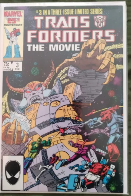 Marvel Comic Book Transformers The Movie #3 NM!