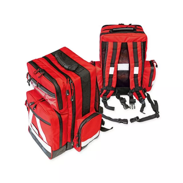 Notfallrucksack ''WasserStopp'' ratiomed groß, rot, leer