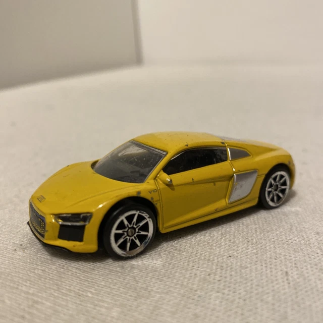 MAJORETTE AUDI R8 Voiture Miniature Jaune 1 58 Metal Ref 237F EUR 1 85 PicClick FR