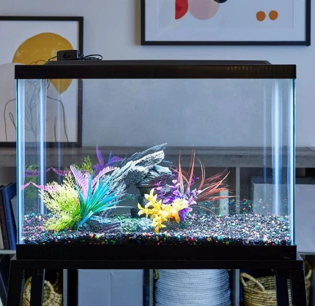 LED Light Fish Tank Hood For 20/55 Gallon Aquarium Lightweight Design