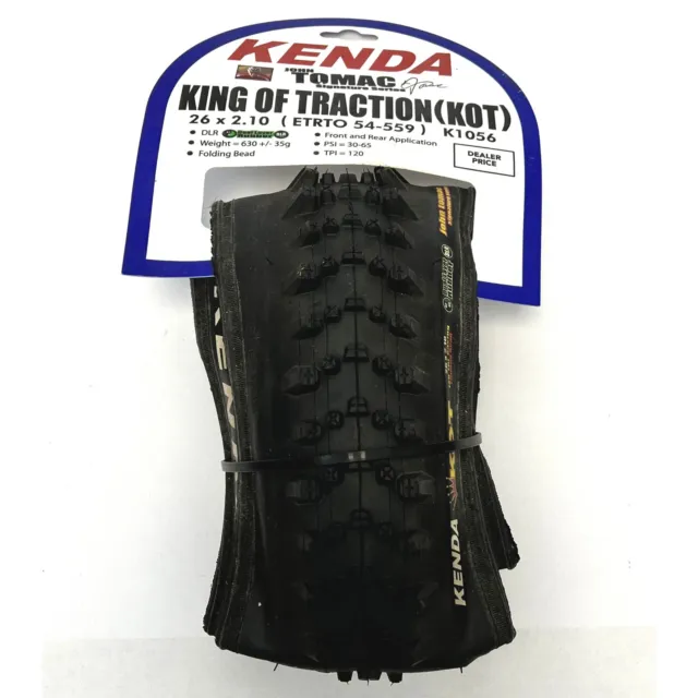 Kenda King Of Traction DLR Folding MTB Tire - 26 x 2.1