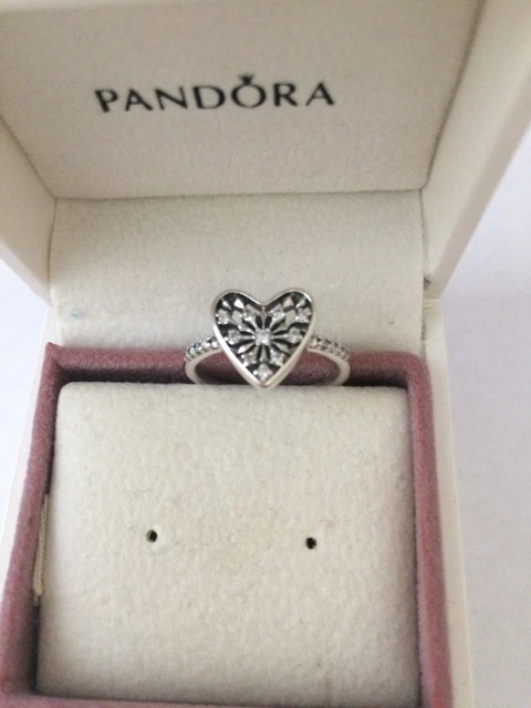 PANDORA HEART OF Winter Ring 196371CZ (ALE S925) size-52