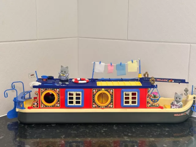 Sylvanian families riverside canal boat cheap
