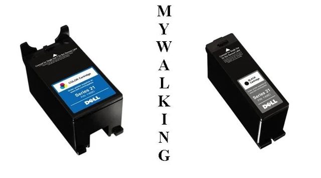 Original Dell Y499D Colour + Y498D Black Inks V313 V313W P513W V515W P713W V715W