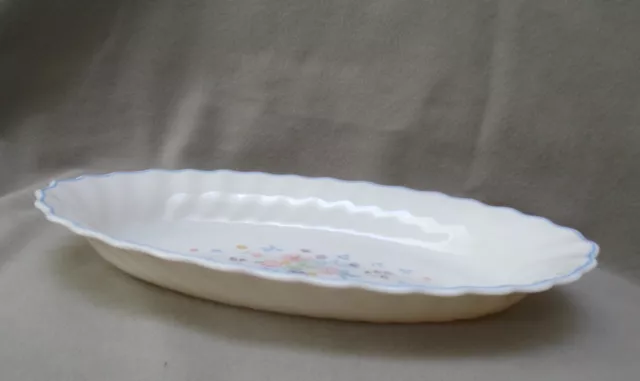 Arcopal  'Victoria"oval plate or butter dish 3