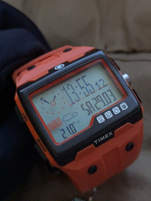 TIMEX EXPEDITION MULTI-FUNCTION WS4 Orange Digital Watch in