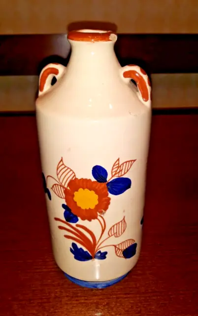 Bottiglia ceramica pubblicitaria distillerie Pedroni Milano  Faenza