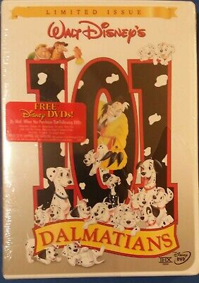 101 Dalmatians DVD 1999 Limited Issue Buena Vista Disney *TORN SHRINK BUT NEW*