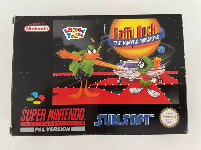 SNES GAME Daffy Duck The Marvin Missions SNES Super Nintendo