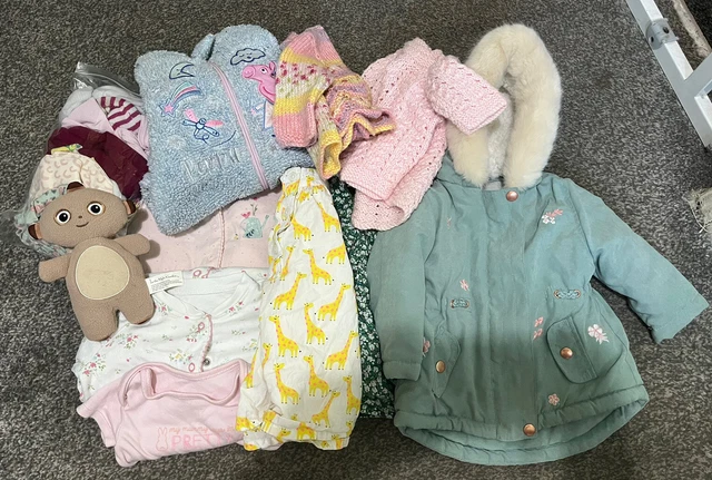 Bellissimo pacchetto vestiti per bambine 3-6 mesi *solo £3 spese di spedizione!*