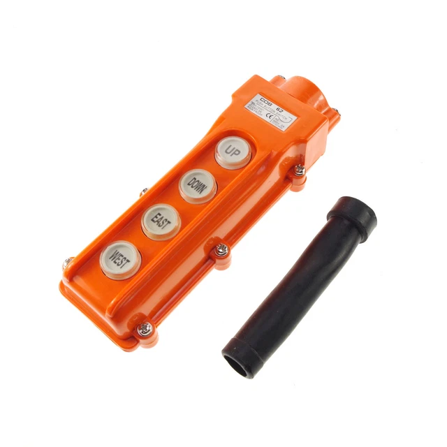 NEW Hoist And Crane Pendant Control Station Switch 4 Buttons