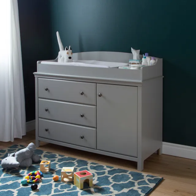 South Shore Cotton Candy Changing Table With Removable Changing Station