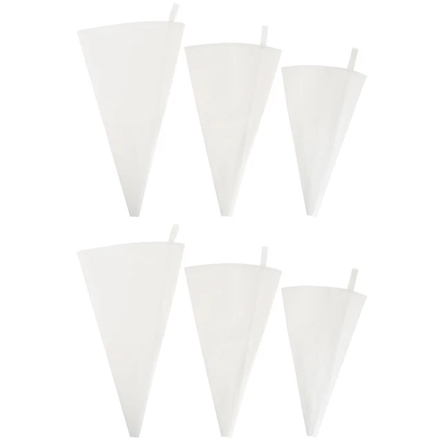 6 piezas Bolsa de escarcha Pastel Poliéster Algodón Cupcake Hielo Tubería