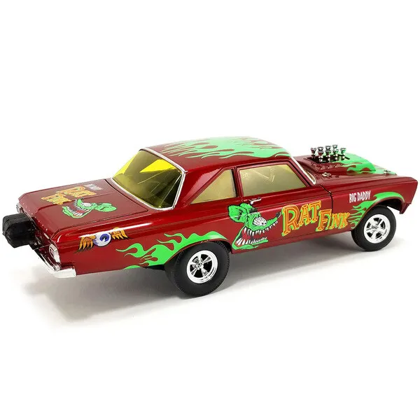 1965 Plymouth AWB (Altered Wheel Base) "Big Daddy Rat Fink" Red Metallic with...