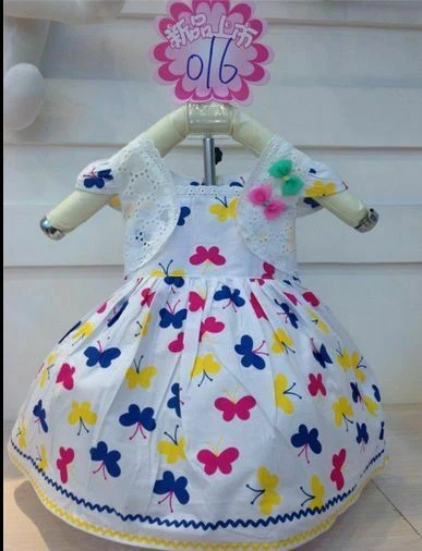Bambine bambine abito estivo bambine vestiti 6-12-18-24 mesi abito a farfalla venditore UK