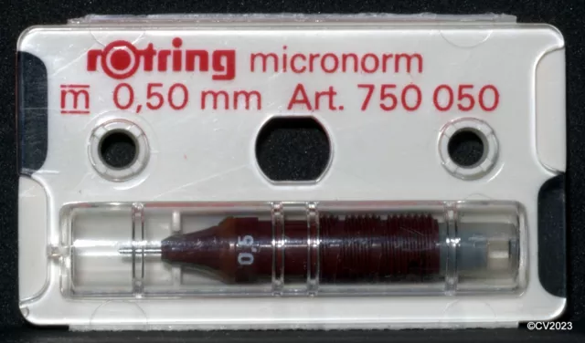 Rotring 750 050 micronorm 0,50 mm - Zeichenkegel - NOS