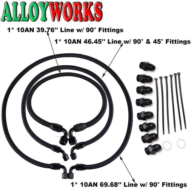 TRANSMISSION COOLER LINES For 200610 Allison GM 6.6L Duramax Diesel