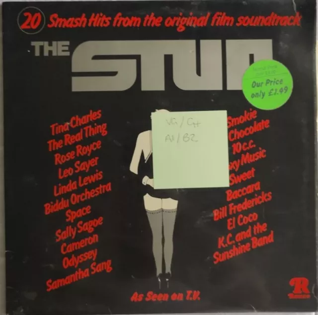 The Stud Original Film Soundtrack Vinyl Record VG/G+ RTD2029 1978