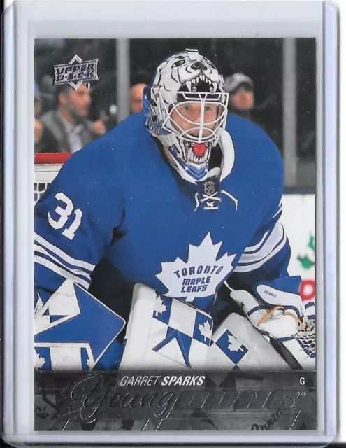 15-16 Upper Deck Garret Sparks Young Guns RC #480