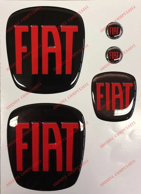 Logo Anteriore, Posteriore + Volante + 2 Stemmi per Portachiavi. per Cofano E Ba