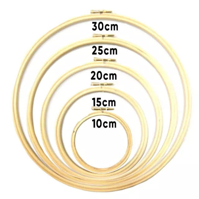 Functional Wooden Rings for Embroidery Hoops Frame For Cross Stitch Needlecraft