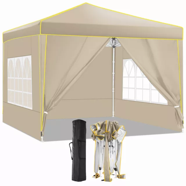 Padiglione 3x3 m impermeabile gazebo pieghevole tenda da giardino tenda per feste pop up pieghevole