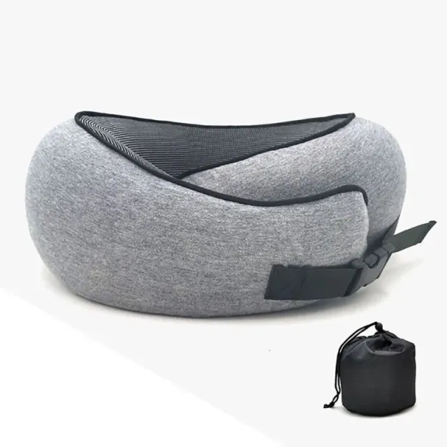 Memory Foam Travel Pillow Neck Support Soft Head Rest Car Plane Cushion with bag