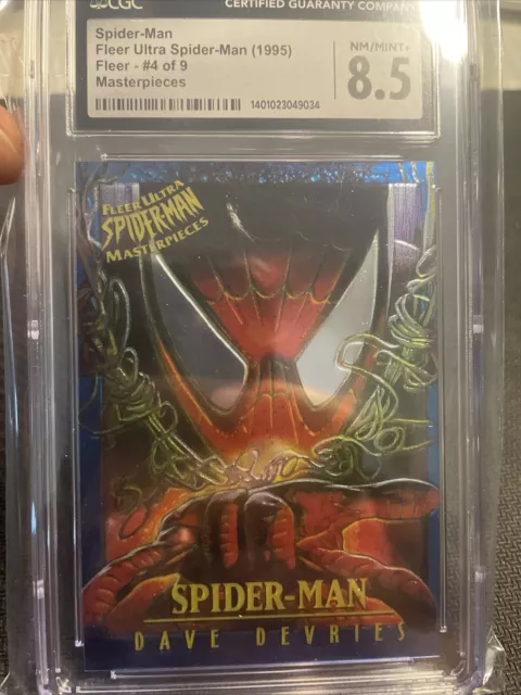Spider-Man 1995 Fleer Ultra Spider-Man Masterpieces Limited Edition Insert #4