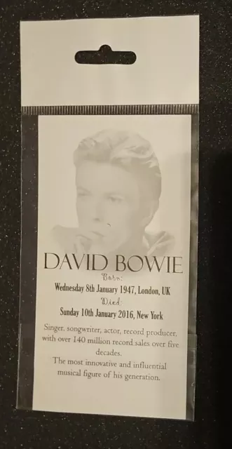 David Bowie £100 Novelty Bank Note - Details to Reverse 2