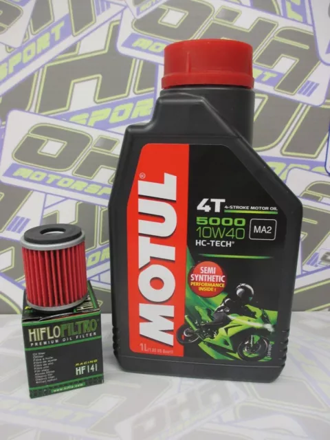 Motul Oil & Oil Filter Service Kit for Yamaha WR125X WR125R WR125 X R 2009-2016