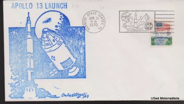 Apollo 13 Launch FDC Ersttagsbrief 1970 #1#