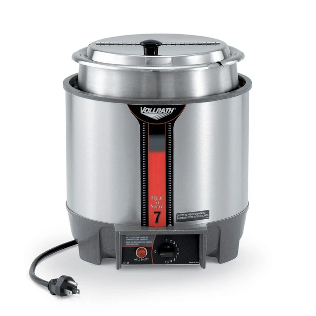 Vollrath 72018 Cayenne HS-7 Heat N Serve 7 Quart Rethermalizer Package