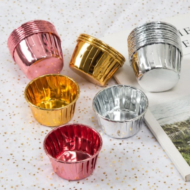 Lotto coppa cupcake 50 pezzi 50 pz custodie tazza cupcake lotto confezione prova olio