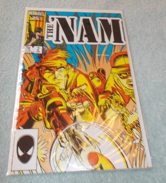 The Nam # 2 1987 Marvel War Comic Doug Murray Vg+ (Thank You Vets!)