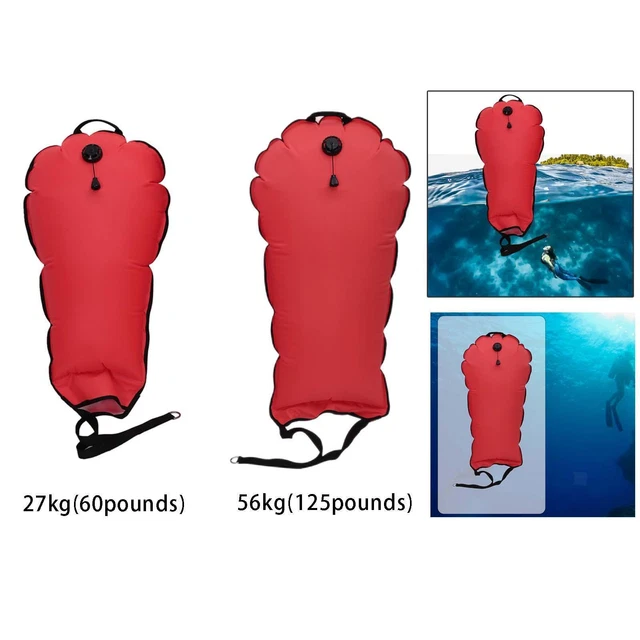 PORTABLE LIFT BAG Over Pressure Valve Equipment Scuba Diving Underwater