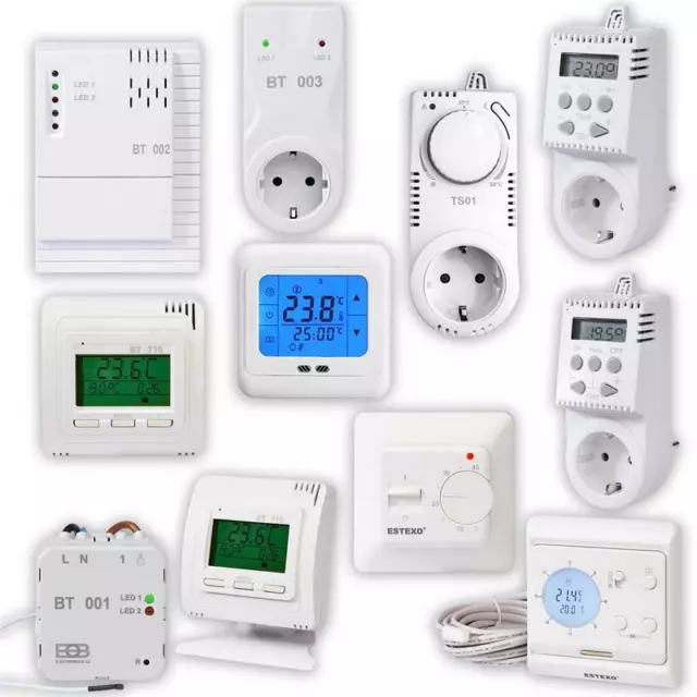 Jollytherm Programmierbares Steckdosenthermostat/Raumthermostat für  Infrarotheizungen