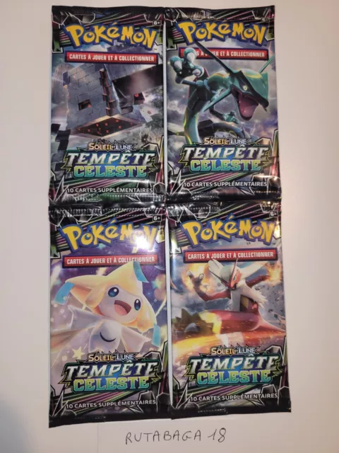 artset booster pokemon Soleil et Lune Tempète Celeste SL7 NEUF VF