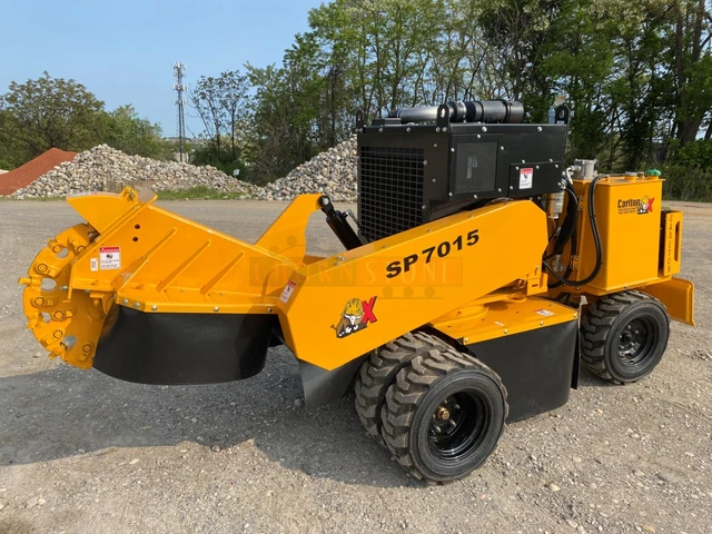 New Carlton Sp7015 Self-Propelled Stump Grinder, 74Hp Diesel,Remote,Scraper Blde