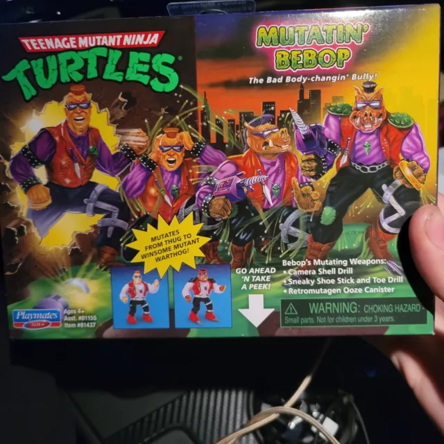 2024 PLAYMATES TMNT Teenage Mutant Ninja Turtles Mutatin Bebop Action