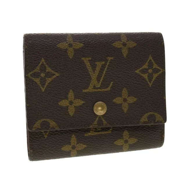 LOUIS VUITTON Monogram Card Case LV Auth yk6386